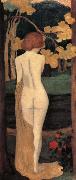 Aristide Maillol two nudes in alandscapr painting